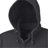 337 Flame-Resistant Zip Style Hoodie, Men's, X-Small, Black, 22 cal/cm² Meunier Outillage Industriel