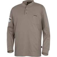 331 FR Interlock Henley Shirt, Small, Beige Meunier Outillage Industriel