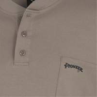 331 FR Interlock Henley Shirt, Small, Beige Meunier Outillage Industriel
