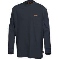 333 Flame-Resistant Long-Sleeved Shirt, Small, Navy Blue Meunier Outillage Industriel