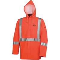 576J Veste de pluie ignifuge haute visibilit&eacute;, Petit, Orange haute visibilit&eacute; Meunier Outillage Industriel