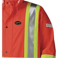 5896 Manteau long imperm&eacute;able et ignifuge, Petit, Orange haute visibilit&eacute; Meunier Outillage Industriel