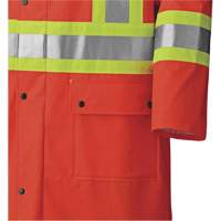 5896 Manteau long imperm&eacute;able et ignifuge, Petit, Orange haute visibilit&eacute; Meunier Outillage Industriel