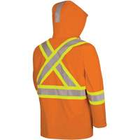 5880 FR/Arc-Rated Waterproof Rain Jacket, X-Small, High Visibility Orange, 10 cal/cm² Meunier Outillage Industriel
