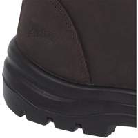 1028 Bottes de travail 8" marron, Cuir, Embout Acier, Taille 10 Meunier Outillage Industriel