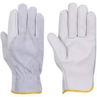 535G Gants de chauffeur beige, Petit, Paume en Cuir fleur de vache Meunier Outillage Industriel