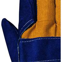 630 Gants d'appareilleur isol&eacute;s bleus, Taille unique, Paume en Cuir de vache refendu, Doublure en Boa Meunier Outillage Industriel