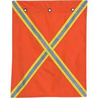 Flag with Reflective Tape, Polyester SHE794 | Meunier Outillage Industriel