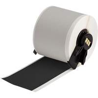 Ruban adh&eacute;sif permanent toutes saisons pour &eacute;tiquettes, Vinyle, Noir, Largeur de 2" Meunier Outillage Industriel