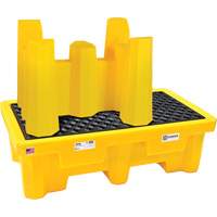 Syst&egrave;me de confinement Ultra-Drum sans drain pour 4 barils, 53" lo x 53" la x 77,8" ha, 3000 gal. US Capacit&eacute; Meunier Outillage Industriel