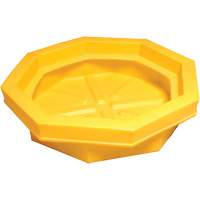 Ultra-Drum Tray sans grille, 32" lo x 32" la x 8,1" h, Cap. de d&eacute;versement 22,8 gal. US Meunier Outillage Industriel