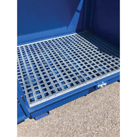 Palette de d&eacute;versement en acier avec couvercle rigide S-4 Ultra, 61" lo x 54,4" la x 52" h, Capacit&eacute; de charge 4700 lb Meunier Outillage Industriel