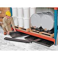 Ultra-Rack Containment Tray – plateau triple, 72" lo x 44" la x 2,8" h, Cap. de d&eacute;versement 24 gal. US Meunier Outillage Industriel