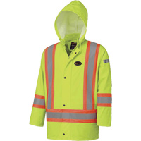 5894 Flame Resistant Waterproof Jacket, 2X-Large, High Visibility Lime-Yellow Meunier Outillage Industriel