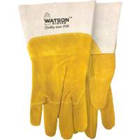 Gants de soudure robustes, Cuir fleur de ch&egrave;vre/Cuir de vache refendu, Taille Moyen Meunier Outillage Industriel