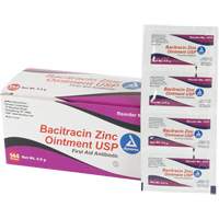 Bacitracin Zinc First Aid Packets, Ointment, Antibiotic SHG029 | Meunier Outillage Industriel