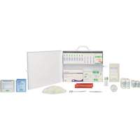 First Aid Kit, CSA Type 2 Low-Risk Environment, Large (51-100 Workers), Metal Box SHG377 | Meunier Outillage Industriel
