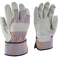 24-61 Striped Work Gloves, X-Small, Grain Cowhide Palm SHG513 | Meunier Outillage Industriel