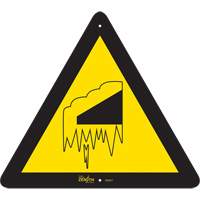 Falling Snow/Ice CSA Standard Safety Sign, 12" x 12", Aluminum, Pictogram Meunier Outillage Industriel