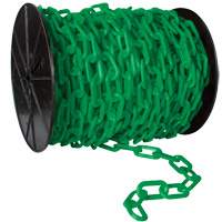 Heavy-Duty Plastic Safety Chain, Yellow Meunier Outillage Industriel