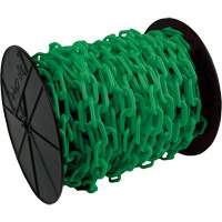 Heavy-Duty Plastic Safety Chain, Green Meunier Outillage Industriel