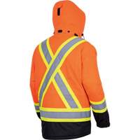 5407 Waterproof Insulated Heated Safety Jacket, Men's, Small, High-Visibility Orange Meunier Outillage Industriel