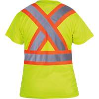 6949 T-shirt de s&eacute;curit&eacute; en il-de-perdrix pour femme, Polyester, T-petit, Jaune lime haute visibilit&eacute; Meunier Outillage Industriel