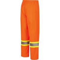 5627W Pantalon &agrave; bavette imperm&eacute;able pour femmes, Polyester/Polyur&eacute;thane, T-petit, Orange haute visibilit&eacute; Meunier Outillage Industriel