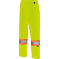 5629W Pantalon &agrave; bavette imperm&eacute;able pour femmes, Polyester/Polyur&eacute;thane, T-petit, Jaune lime haute visibilit&eacute; Meunier Outillage Industriel