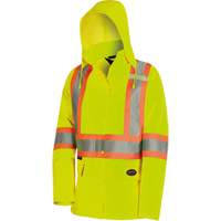 5628W Parka matelass&eacute; de s&eacute;curit&eacute; 300D The Rock, Polyester/Polyur&eacute;thane, Jaune lime haute visibilit&eacute;, T-petit Meunier Outillage Industriel