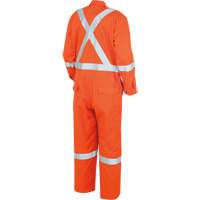 "The Rock" FR-Tech<sup>®</sup> High Visibility FR/Arc Rated Coveralls, Size 36, High Visibility Orange, 10 cal/cm² SHI194 | Meunier Outillage Industriel