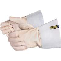 Welder's Gloves with Kevlar<sup>®</sup> Sewn Out-Seams, Split Cowhide, Size 8 SHI445 | Meunier Outillage Industriel
