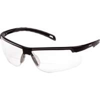 H2MAX Reader Lens with Black Frame, Anti-Fog, Clear, 2.0 Diopter Meunier Outillage Industriel