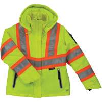 Women’s Insulated Flex Safety Jacket, Polyester, High Visibility Lime-Yellow, X-Small SHI887 | Meunier Outillage Industriel