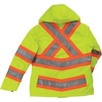 Women’s Insulated Flex Safety Jacket, Polyester, High Visibility Lime-Yellow, X-Small SHI887 | Meunier Outillage Industriel