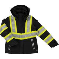 Women’s Insulated Flex Safety Jacket, Polyester, Black, X-Small SHI899 | Meunier Outillage Industriel