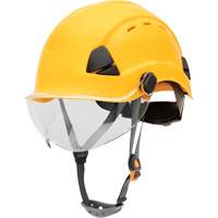 Fibre Metal Safety Helmet, Non-Vented, Ratchet, Yellow SHJ272 | Meunier Outillage Industriel