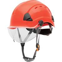 Fibre Metal Safety Helmet, Non-Vented, Ratchet, Red SHJ277 | Meunier Outillage Industriel