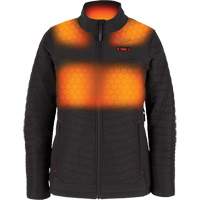 M12 Heated Axis Jacket with Battery, Women's, Large, Black Meunier Outillage Industriel