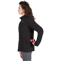 M12 Heated Axis Jacket with Battery, Women's, Large, Black Meunier Outillage Industriel