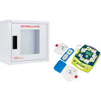 AED Plus<sup>®</sup> Defibrillator & Wall Cabinet Kit, Semi-Automatic, English, Class 4 SHJ773 | Meunier Outillage Industriel