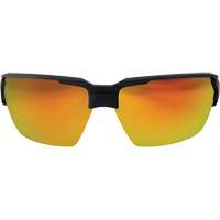 Pumori Safety Glasses, Red/Mirror Lens, Anti-Scratch, ANSI Z87+/MCEPS GL-PD 10-12/Meets/Exceeds CSA Z94.3 Meunier Outillage Industriel