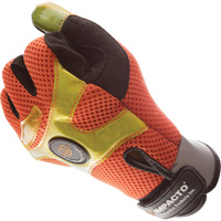 High-Visibility Anti-Vibration Air Gloves, Size Small/7 Meunier Outillage Industriel