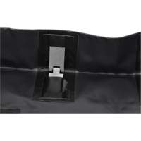 Collapsible Berm, 30 US gal. Capacity, 3' W x 3' L x 6" H, Snap-Up Bracket Meunier Outillage Industriel
