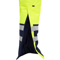 Salopette pour le froid extr&ecirc;me Bisley, Polyester, Petit, Jaune lime haute visibilit&eacute; Meunier Outillage Industriel