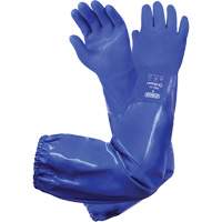 Gants triples enduits r&eacute;sistants aux produits chimiques Integra 77-395, Taille 8, 28" lo, PVC, Doublure en Coton Meunier Outillage Industriel