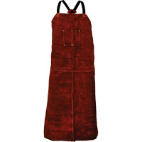 Tablier en cuir de vache Tillman 3842, Salopette, 42" lo, Brun Meunier Outillage Industriel