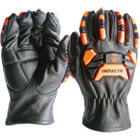 Impact & Cut Protection Gloves, 7, Cowhide Palm Meunier Outillage Industriel