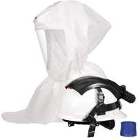 Versaflo S-Series Painter's Hood Assembly S-767 with Inner Shroud & Hardhat, Standard, Hard Top, Single Shroud Meunier Outillage Industriel