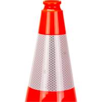 Premium Traffic Cone, 18", Orange, 6" Reflective Collar(s) Meunier Outillage Industriel